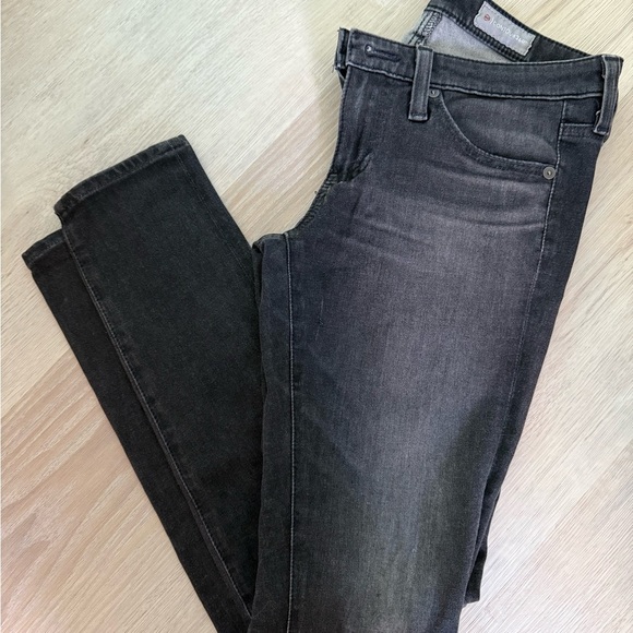 Ag Adriano Goldschmied Denim - AG The legging ankle acid wash Black Denim Jeans